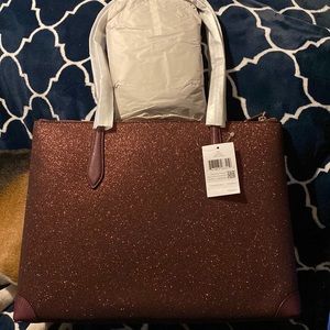 Maroon sparkly Kate Spade purse, NWT